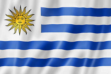 Image showing Uruguaian flag