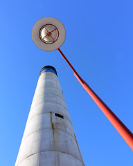 Image showing Chimney and Lamp Post