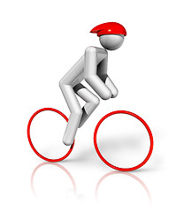 Image showing Cycling Road 3D symbol