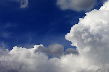 Image showing Blue sky and clouds