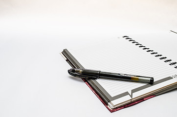 Image showing Pen with Diary