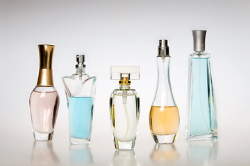 Image showing Perfume bottles