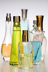 Image showing Perfume bottles