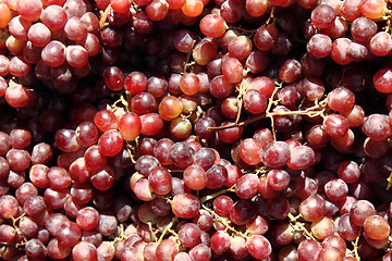 Image showing red grapes background