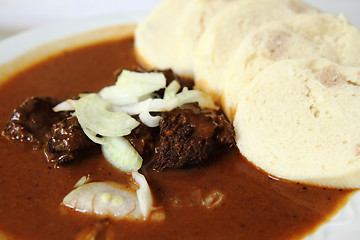 Image showing czech goulash 