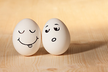 Image showing couple cute eggs