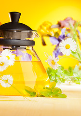 Image showing teapot in the country house