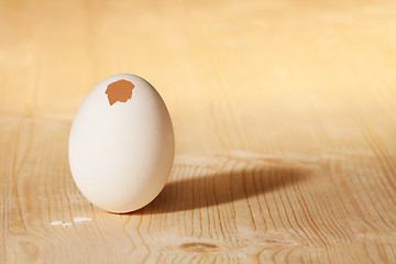 Image showing broken eggshell