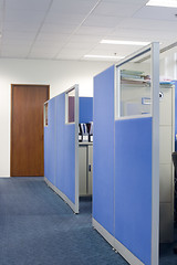 Image showing Office cubicle partitions