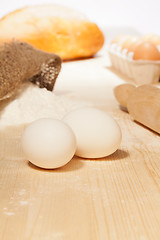 Image showing baking a cake