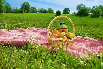 Image showing holiday picnic in park