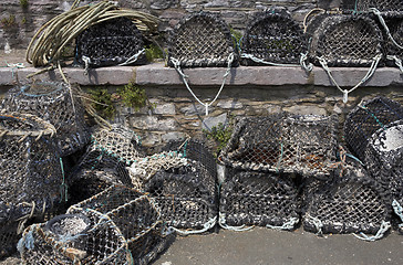 Image showing lobster pots