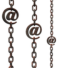 Image showing email chains