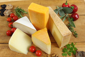 Image showing Cheeses