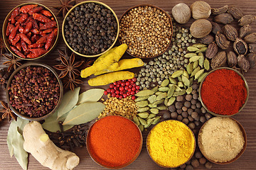 Image showing Spices and herbs