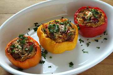 Image showing Stuffed peppers 