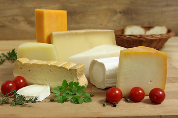 Image showing Cheeses