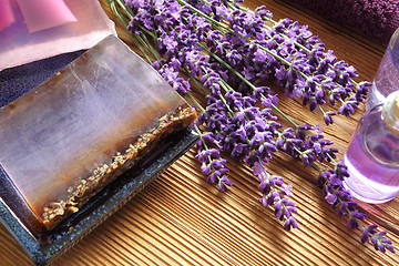 Image showing Lavender spa