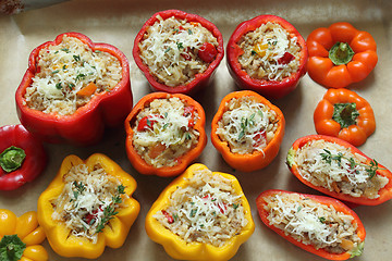 Image showing Stuffed peppers 