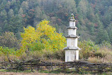 Image showing Chinese ancient pagoda