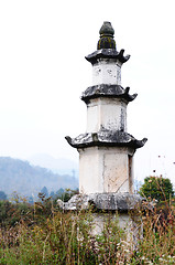 Image showing Chinese ancient pagoda