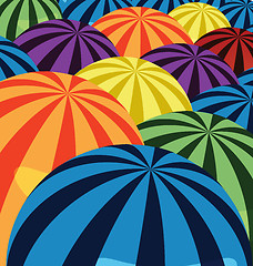 Image showing Colorful striped background