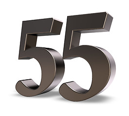 Image showing number fifty five