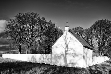 Image showing Lonely cemetery   