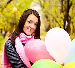 Image showing autumn portrait