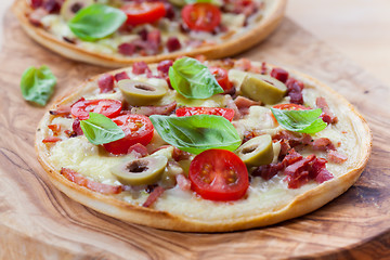 Image showing Tarte flambee