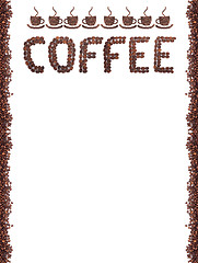 Image showing Brown roasted coffee beans