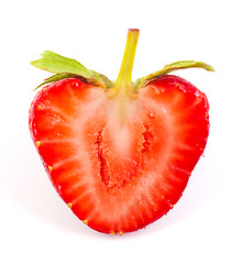 Image showing Cut strawberrie