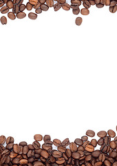 Image showing Brown roasted coffee beans