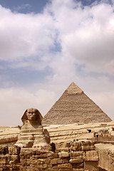 Image showing Sphinx and the Great Pyramid