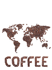 Image showing Coffee map