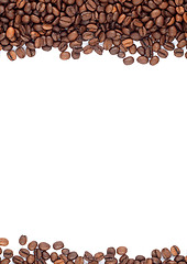 Image showing Brown roasted coffee beans