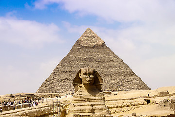 Image showing Sphinx and the Great Pyramid