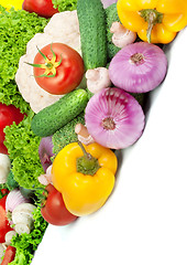 Image showing Assorted fresh vegetables