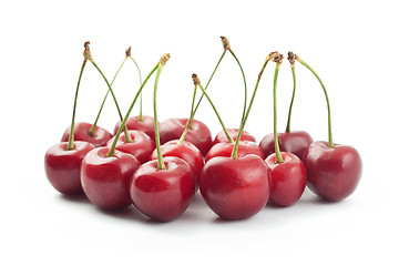 Image showing Red cherries