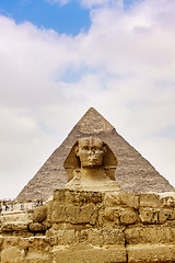 Image showing Sphinx and the Great Pyramid