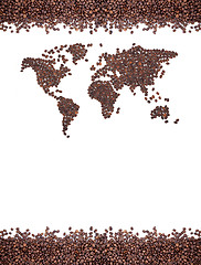 Image showing Coffee map