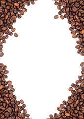 Image showing Brown roasted coffee beans