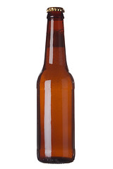 Image showing Brown bottle with liquid