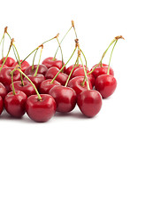 Image showing Red cherries