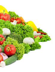 Image showing Assorted fresh vegetables