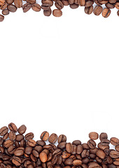 Image showing Brown roasted coffee beans