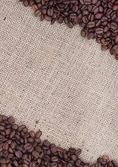 Image showing Brown roasted coffee beans