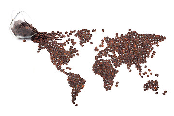 Image showing Coffee map