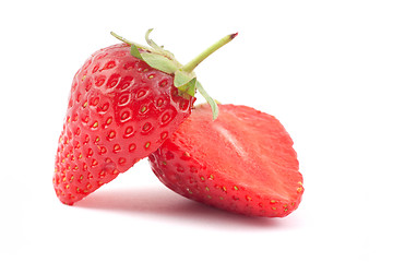 Image showing Cut strawberrie