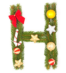 Image showing Christmas Alphabet